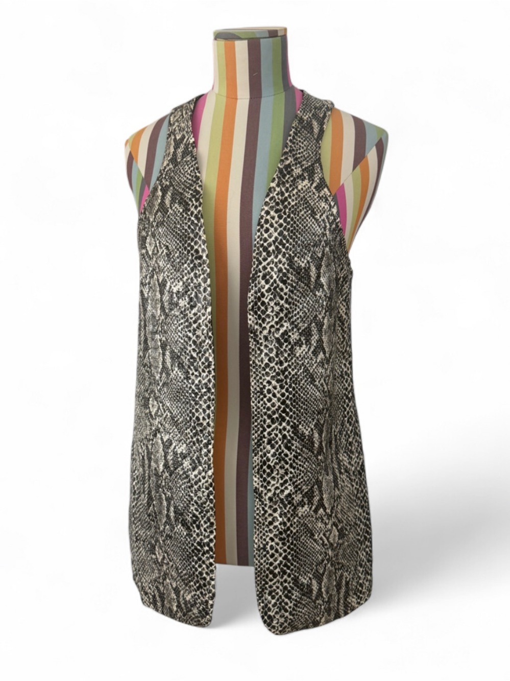 True Vintage Bogart of Texas Faux? Snakeskin Vest
